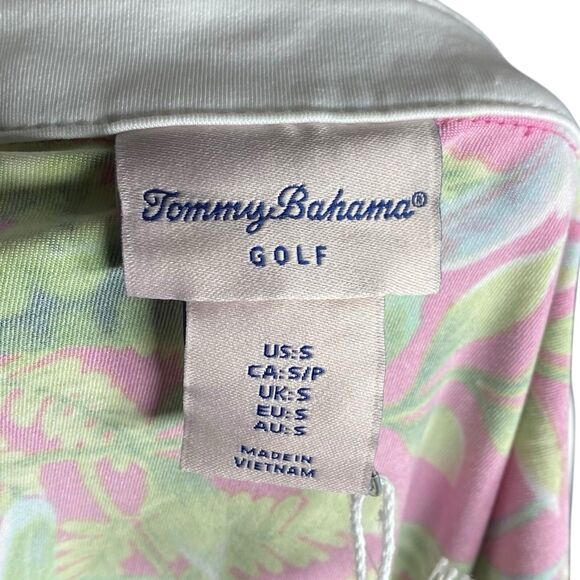 NWT Tommy Bahama Golf Polo Shirt Womens S Tennis Pickleball UPF 50 Preppy Tank - Picture 3 of 12